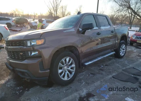 2019 Chevrolet Silverado 1500 Custom из США, поврежденный, VIN 3GCPYBEH0KG239564